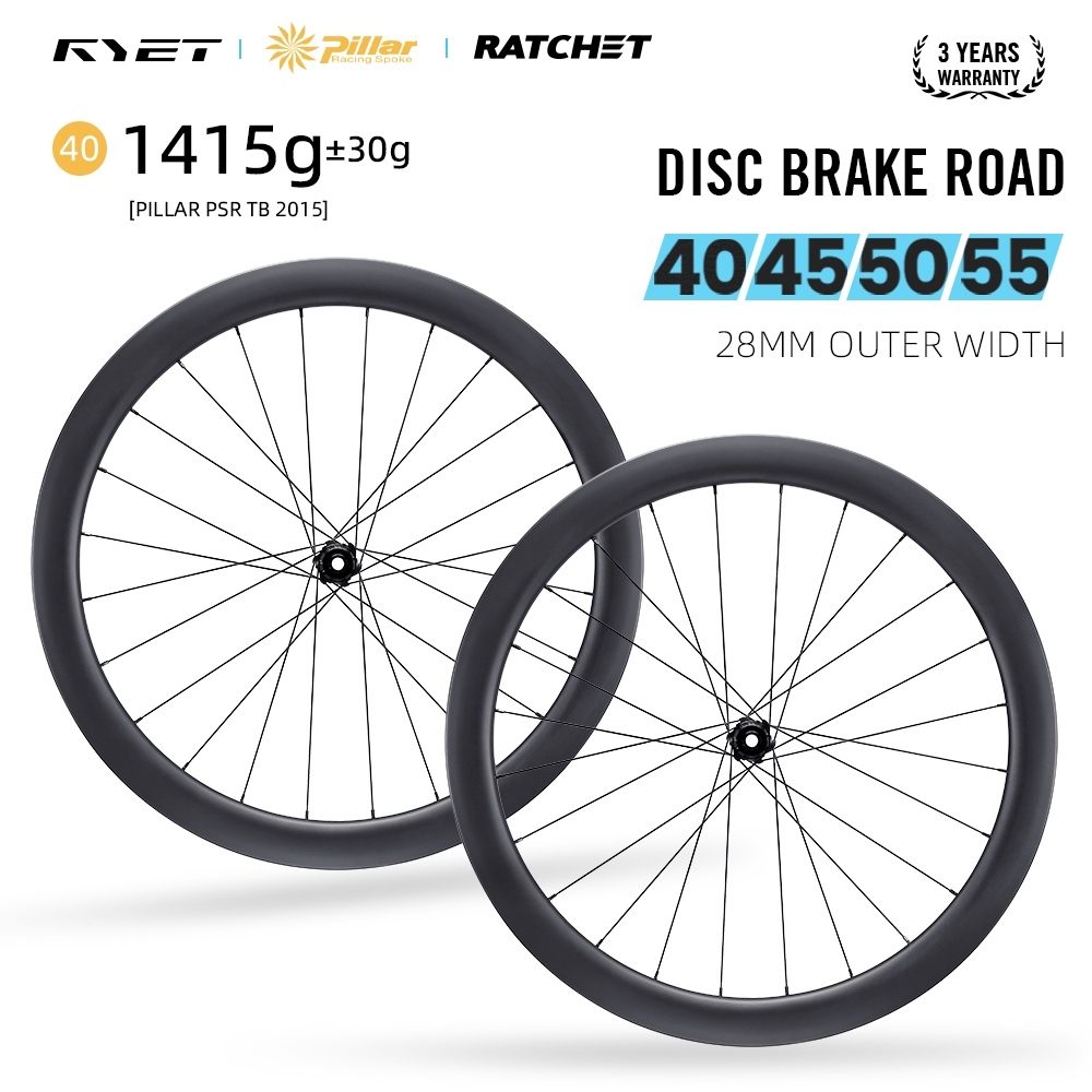 2025 เบรคแผนที่คาร์บอนล้อเซรามิค Road BIKE ล้อ Tubless Clincher Disc ล้อเสา 1423 แบน Spokes คาร์บอนล้อ,MATT ไม่มีโลโก้