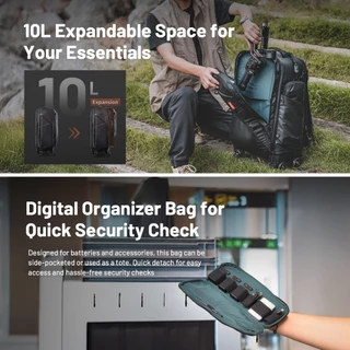 PGYTECH Roller Camera Backpack (Space Black) - กระเป๋าเป้สะพายหลังใส่กล้อง PGYTECH Roller