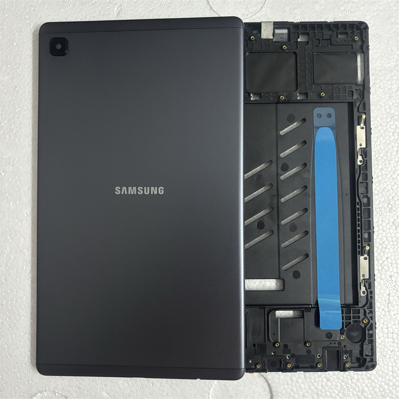 สําหรับ SM Galaxy Tab A7 Lite SM-T225 SM-T220 SM-T225N ฝาหลังแบตเตอรี่ประตูสําหรับ A7 Lite T220 T225 ฝาครอบด้านหลัง + กรอบกลาง