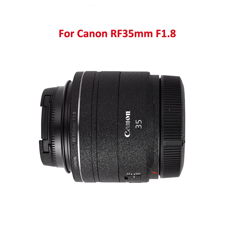 RF35 F1.8 รูปลอกผิวไวนิลห่อฟิล์มเลนส์ Body สติกเกอร์ป้องกันสําหรับ Canon RF 35 มม.1.8 Macro IS STM R