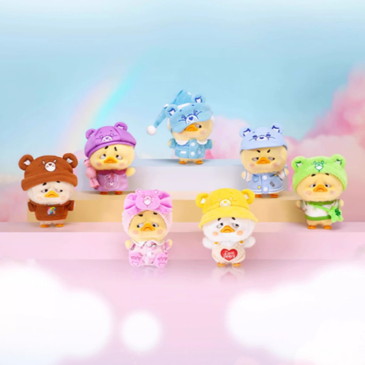 Upsetduck Annoying Duck 5th Care Bears UpsetDuck Be Rainbow Duck Plush Pendant Mystery Box ของเล่นอิ