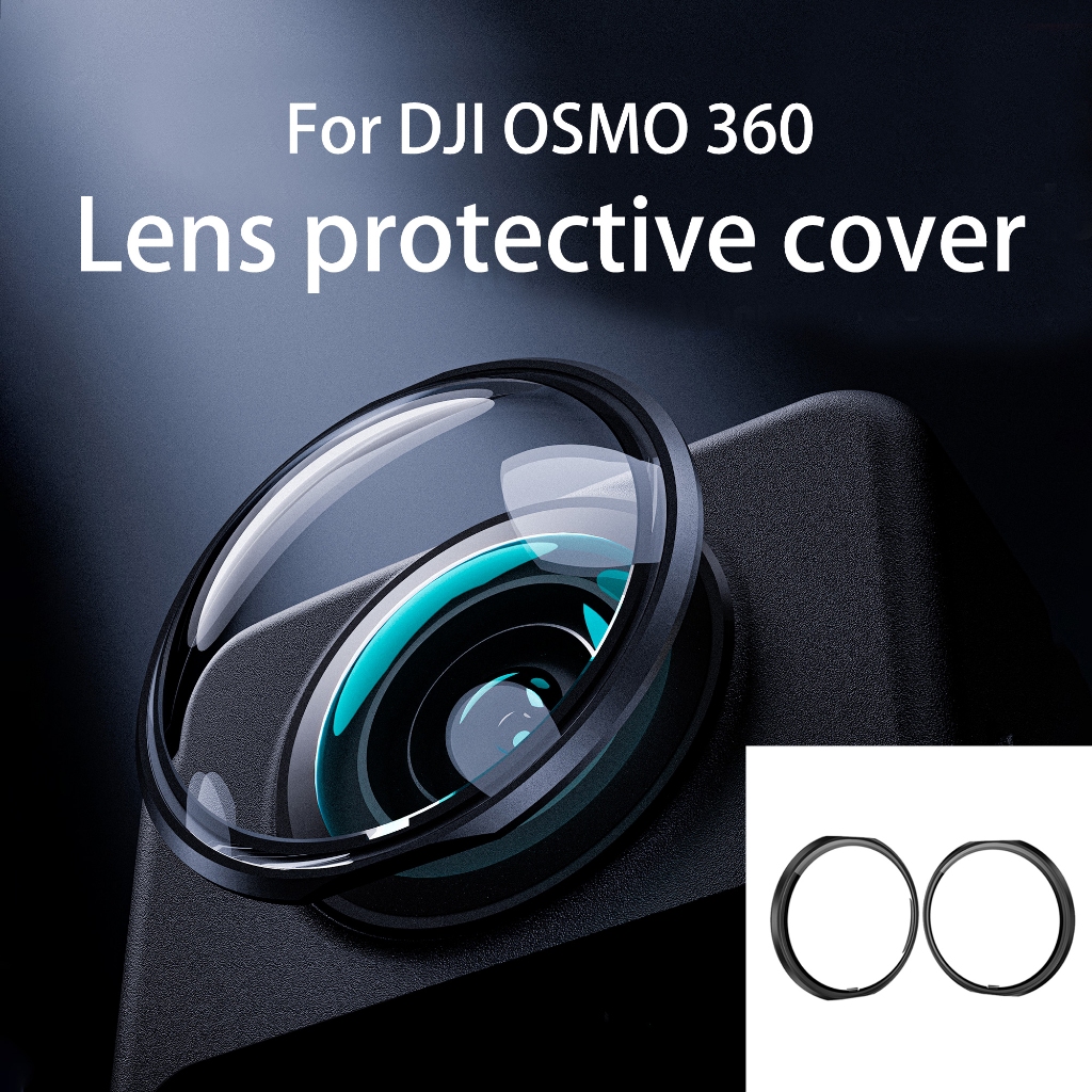 สําหรับ ดีเจ ออสโม 360 ฝาครอบป้องกันเลนส์กล้องกีฬาแบบพาโนรามากันรอยขีดข่วนและกันฝุ่นฝาครอบป้องกันเลนส์ ดีเจ 360 อุปกรณ์ถ่ายภาพ