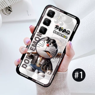 เคสสําหรับ Infinix HOT 60 60i 50 PRO PLUS X6726B X6728 X6885 X6886 4G 5G Doraemon Case Soft Cover