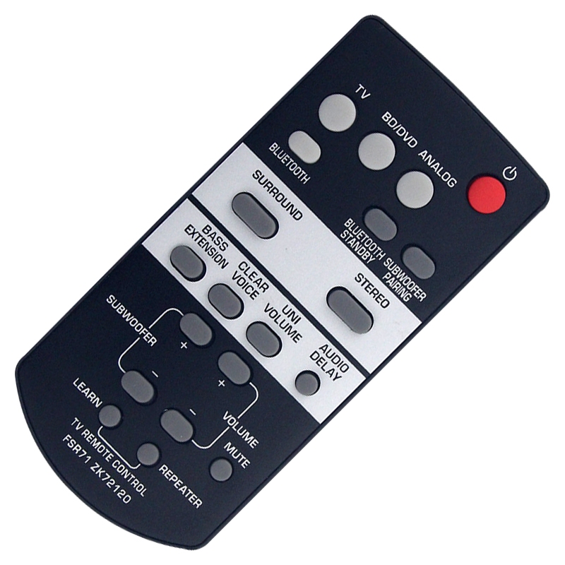 รีโมทคอนโทรลใหม่ FSR71 ZK72120 ใช้งานร่วมกับ Yamaha ลําโพง YAS-203 YAS-207 YAS-108 YAS-105 YAS-106 A
