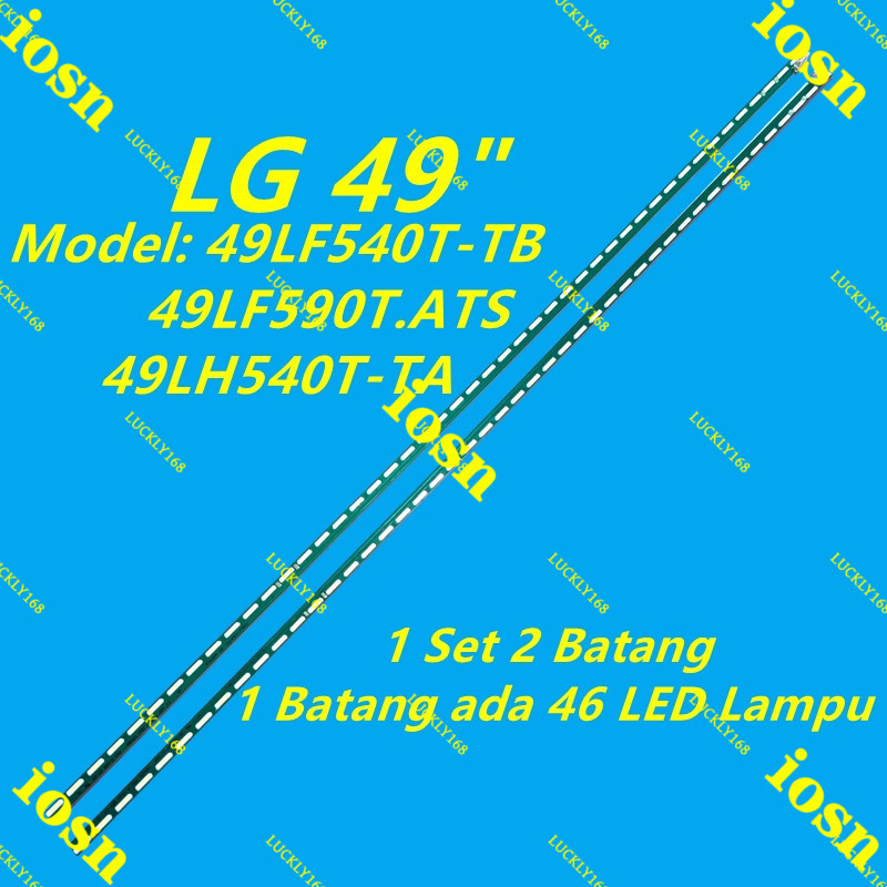 ใหม่ 1 ชุด LG 49LF540T 49LF490T 49LH540T ทีวี LED BACKLIGHT BAR READY STOCK 49LF540 49LF590 49LH540 