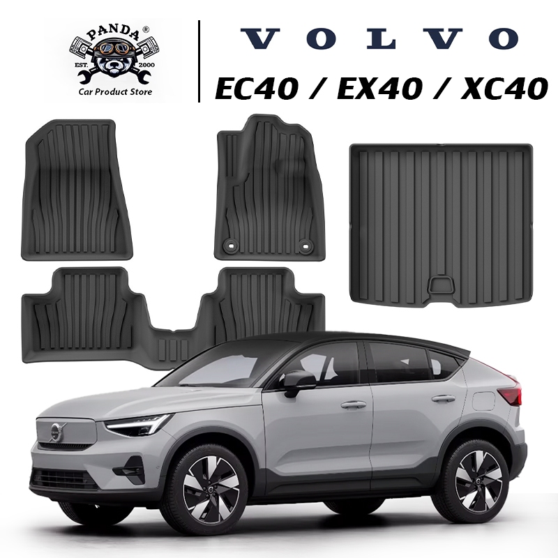 [Panda] พรมปูพื้นรถยนต์ VOLVO EC40 / EX40 / XC40 [2024 – ปัจจุบัน] พรมรถยนต์ พรม วัสดุ TPE ที่เป็นมิตรต่อสิ่งแวดล้อมทนทานและต่อต้านลื่นลื่น