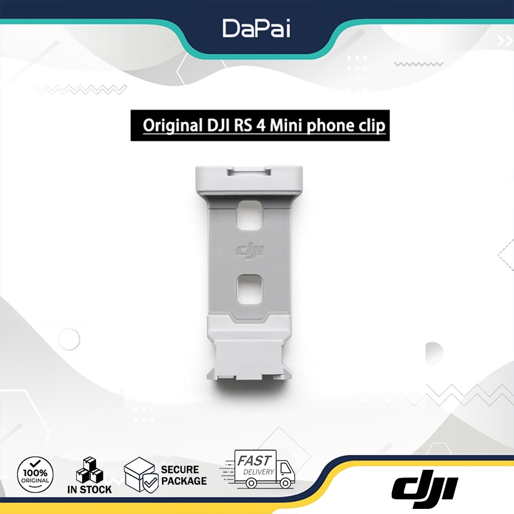 คลิปหนีบโทรศัพท์ DJI RS 4 Mini สามารถติดตั้งด้วยแสงเติมและอุปกรณ์เสริมไมโครโฟน