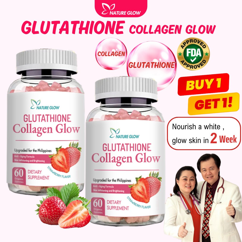 Glutathione Collagen Gummies, Anti-Aging, Whitening Skin, บรรจุคอลลาเจนและวิตามิน