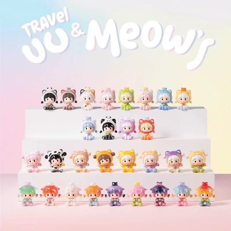 UUTOY Travel & Meow UU Yoyo และตุ๊กตาไดอารี่เดินทางของ Meow อินเทรนด์ Play Mystery Box