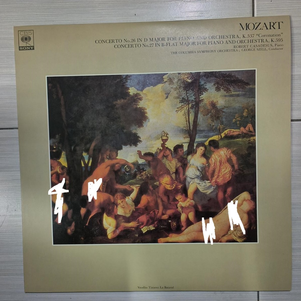 Casadesus Mozart Piano Concertos No. 26 และ 27 vinyl LP