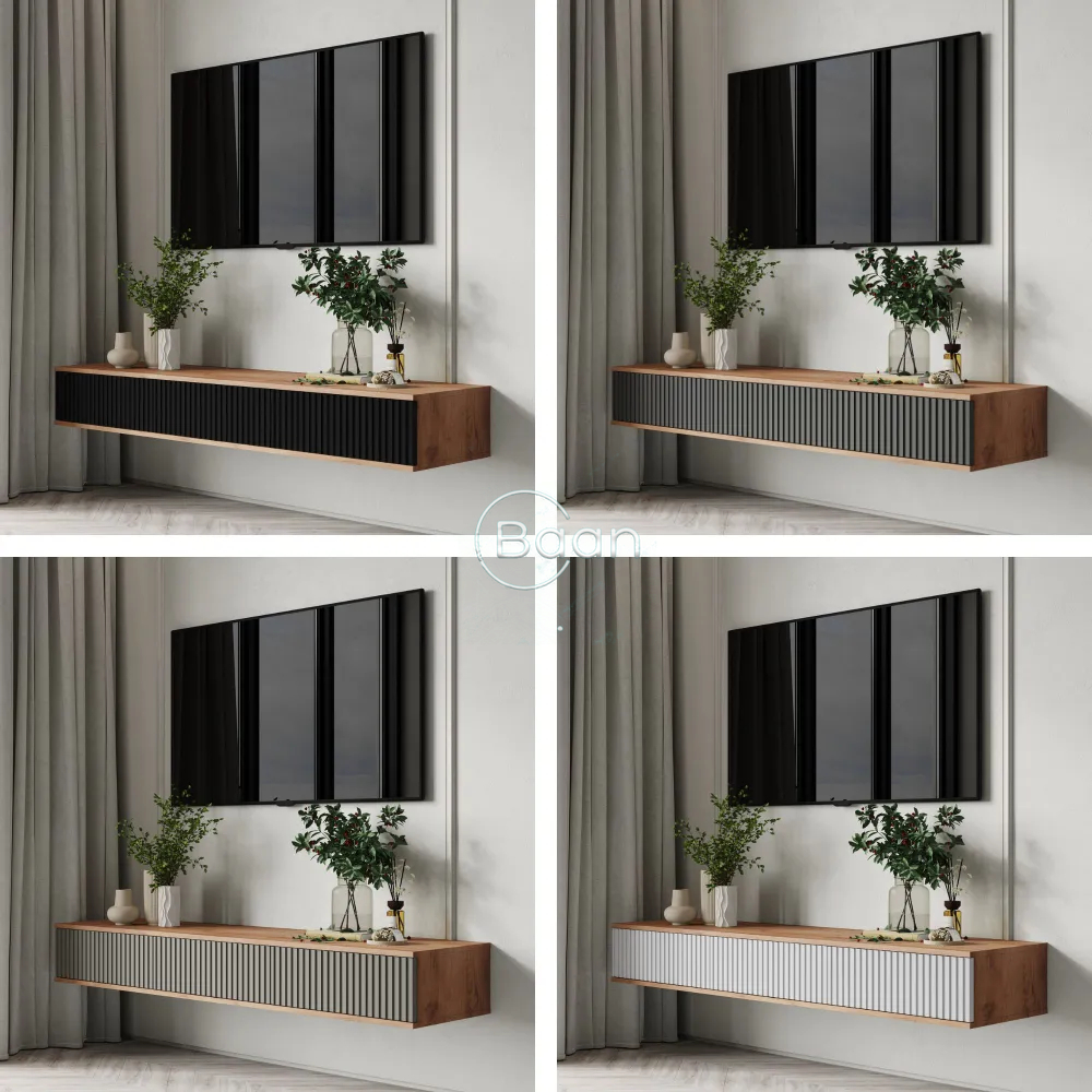 ชั้นวางของตู้วางทีวีโต๊ะทีวีขาตั้งทีวีไม้เหมาะสําหรับ55/65/75นิ้วทีวีลายออกแบบตู้ทีวีที่แข็งแกร่งแบริ่ง.พร้อมลิ้นชักปิดเปิดเงียบออกแบบเรียบง่ายวัสดุที่เป็นมิตรต่อม.ห้องนั่งเล่นตู้ทีวีส อพาร์ทเมนต์ขนาดเล็ก - รูปที่ 3