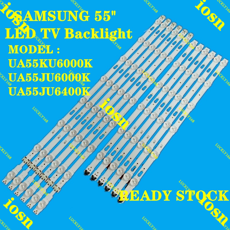 READY STOCK UA55KU6000K / UA55JU6000K / UA55JU6400K SAMSUNG 55 INCH LED TV BACKLIGHT ( LAMP TV ) UA5