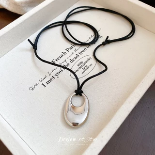 สเปรย์ทาสีสร้อยคอยอดนิยม แบบเรียบง่ายสำหรับสร้อยข้อมือและจี้รูปไข่ กระดูกไหปลาร้า