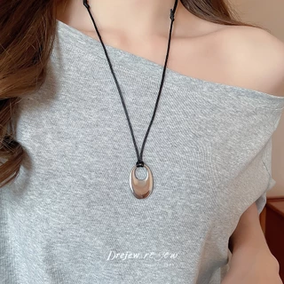 สเปรย์ทาสีสร้อยคอยอดนิยม แบบเรียบง่ายสำหรับสร้อยข้อมือและจี้รูปไข่ กระดูกไหปลาร้า