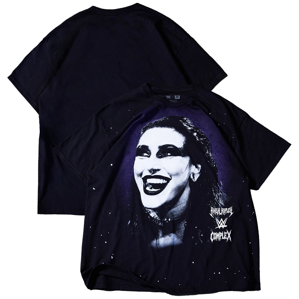 2025 Wwe Mens Complex Black Rhea Ripley Smile Now เสื้อยืด