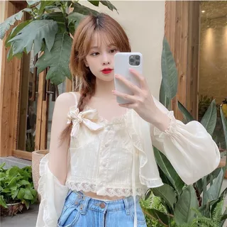 เสื้อคาร์ดิแกนผ้าชีฟองน้ําหนักเบาสําหรับผู้หญิง,เสื้อเบลาส์สีทึบ,ผ้าคลุมไหล่กันแดดแขนยาว,ผ้าคลุมชายหาด