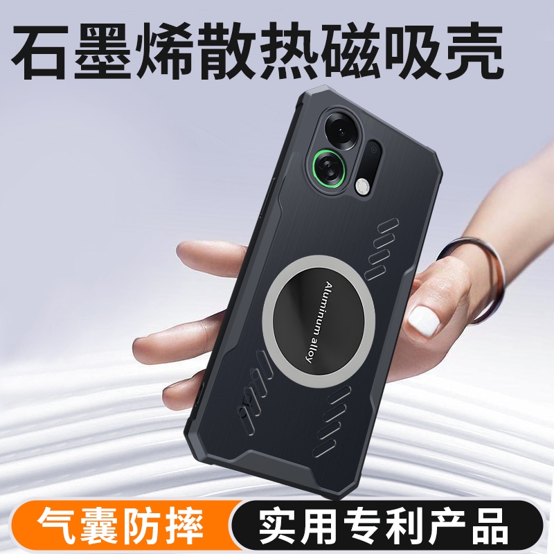 Cooling การกระจายความร้อนเคสระบายอากาศบนสําหรับ OPPO K13 Turbo Pro 5G กรณีกันกระแทกฝาครอบป้องกัน Capa เคสป้องกัน