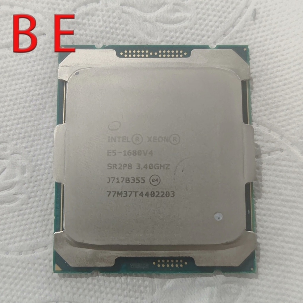 Xeon E5 1680 V4 LGA 2011-3 โปรเซสเซอร์ CPU 8 Core 3.4GHz E5 1680 v4 20MB เซิร์ฟเวอร์