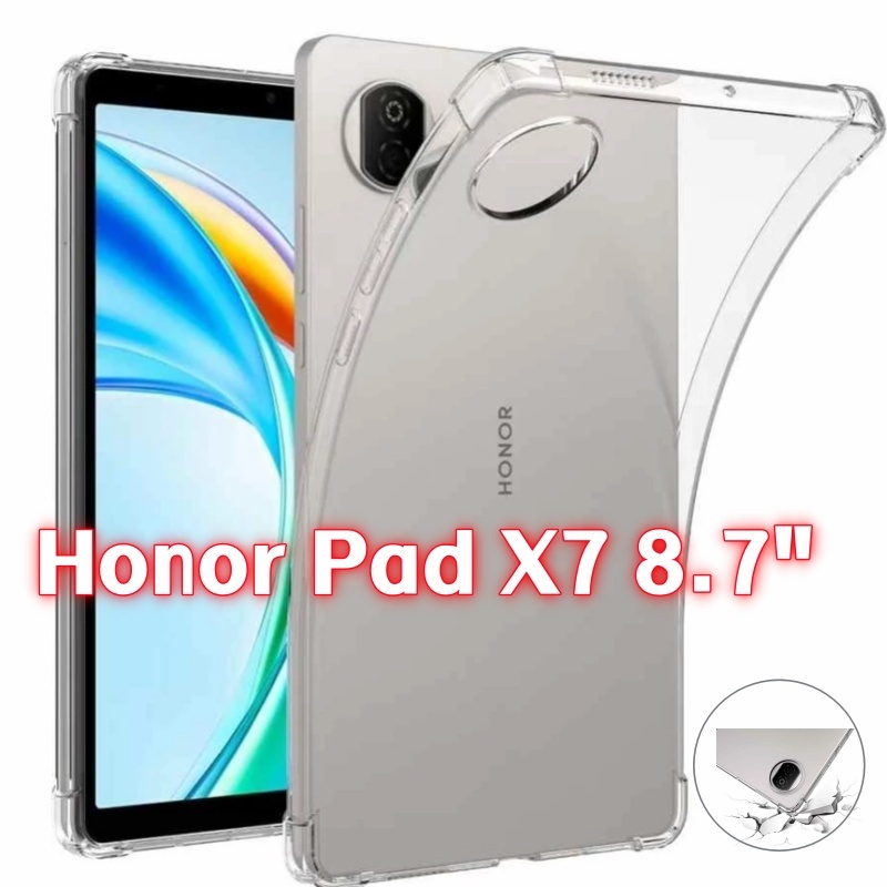 สําหรับ Huawei Honor Pad X7 8.7 นิ้ว 2025 โปร่งใสยืดหยุ่น TPU ยางกันกระแทกสําหรับ Honor Pad x7 8.7 "