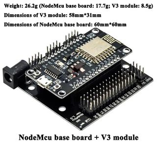 โมดูล WiFi ESP8266 NodeMCU V3 Lua พร้อมชิป CH340 บอร์ดพัฒนา IoT