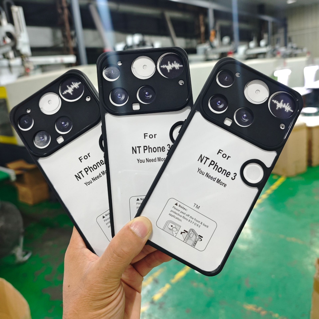 เคสสําหรับ Notting CMF Phone 3 3A Pro 2A 2 1 เคสโทรศัพท์ผิวรู้สึกโปร่งใส Anti-drop Hard ฝาหลัง