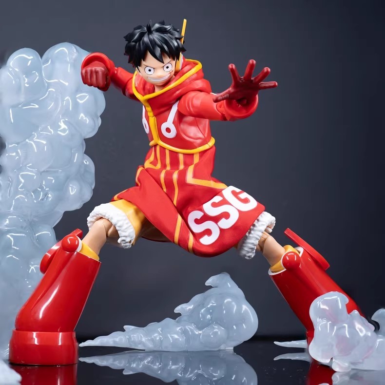 NANA shf One Piece Egg Head Island ที่ยังไม่ได้เปิดเสื้อผ้าลูฟี่กระโปรง