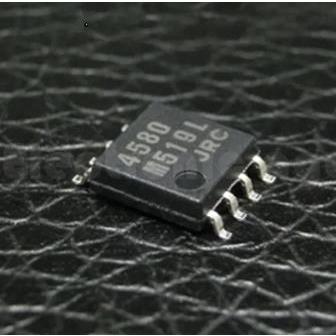 10pcs Original NJM4580M SOP8 JRC4580 NJM4580 SOP8 4580 4580M SOP SMD Dual Operational Amplifier ใหม่