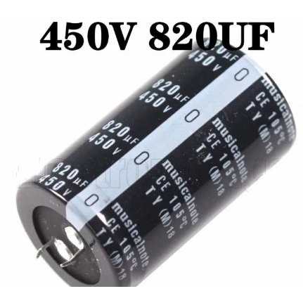 Bagong bagong oriihinal na-import na 450V 820UF 450V820UF electrolytic capacitor 35 * 60 มม.