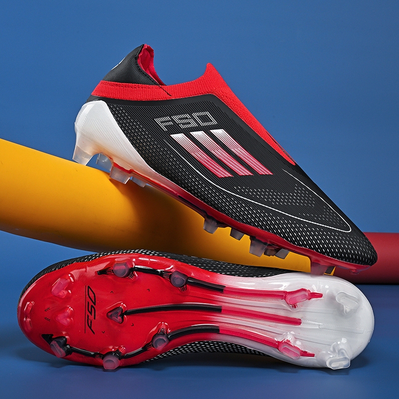 Football Boots รองเท้าฟุตบอลกีฬากลางแจ้ง AG รองเท้าฟุตบอลสําหรับผู้ชายและผู้หญิงขนาด:35~45