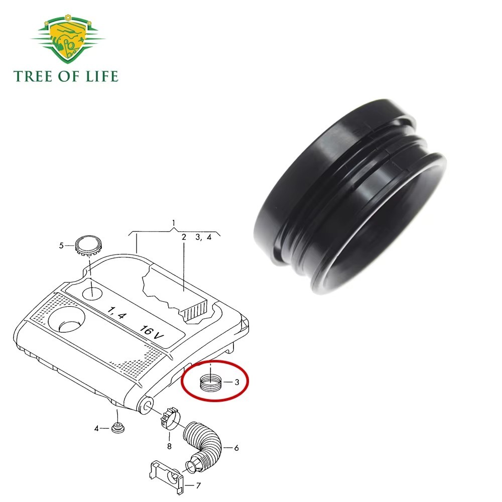 030 129 625 ใหม่แหวนซีลวาล์ว THROTTLE สําหรับ Volkswagen Up! Bora 1J แคดดี้ Lupo 6E Golf 1H/1J/1K 04