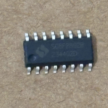 10PCS SC8F092 SC8F2892 SC8F2892B SOP16 Enhanced Flash Memory 8-bit COMS ADC ในตัว WDT Touch Type MCU