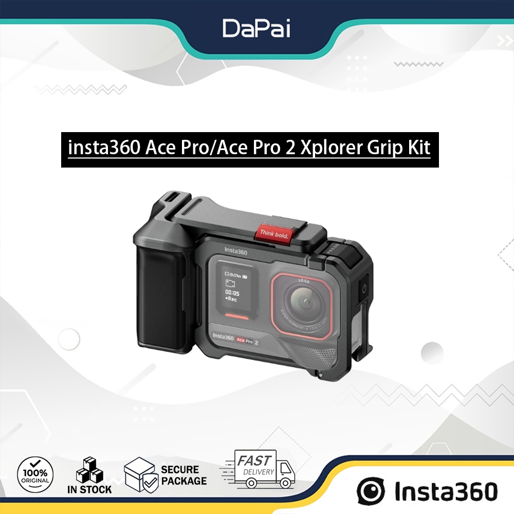 Insta360 Ace Pro/Ace Pro 2 Xplorer Grip Kit วัสดุอลูมิเนียมสําหรับ Insta360 Ace Pro/Ace Pro 2 อุปกรณ