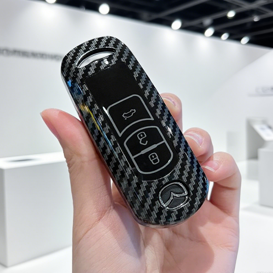ABS พลาสติกแข็ง เคสกุญแจรีโมทรถยนต์ 2 3 ปุ่ม สําหรับ mazda mazda2 mazda3 SKYACTIV cx3 cx5