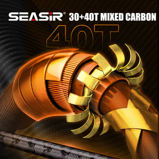 SEASIR Cast X เบ็ดตกปลาคาร์บอนไฟเบอร์ 1.83M-2.1M Zirconia ท่องเที่ยวแหวน Lure น้ําหนัก 7-25G 9KG Super Drag Spinning Rod & Casting Rod