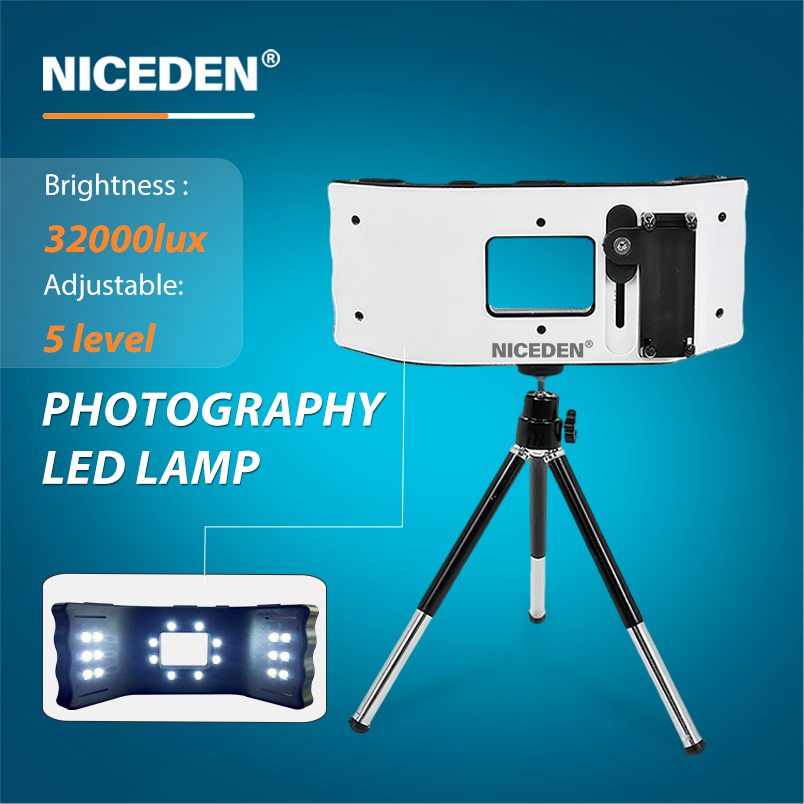 NICEDEN ทันตกรรมช่องปากบรรจุแสงการถ่ายภาพฟันจัดฟันอุปกรณ์แฟลชการถ่ายภาพแสง