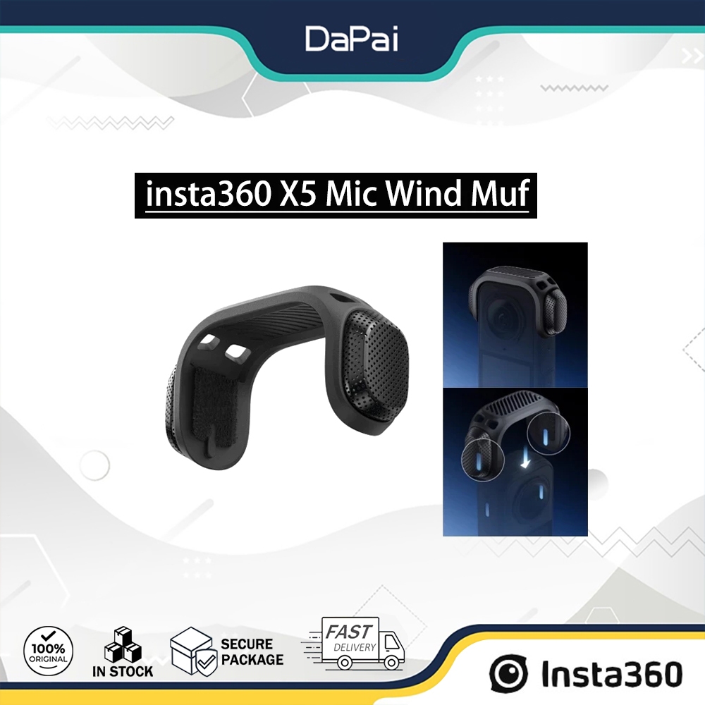 Insta360 X5 Mic Wind Muf ลดเสียงรบกวนลมสําหรับอุปกรณ์เสริมกล้อง Insta360 X5