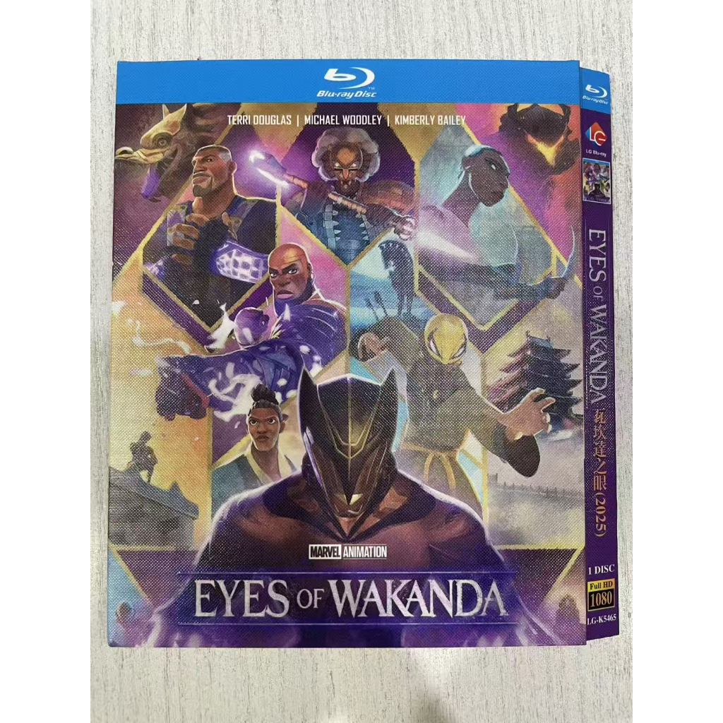 Blu-ray BD American Action Sci-Fi Animation Adventure/Eyes of Wakanda Eyes of Wakanda (2025) Chrys W