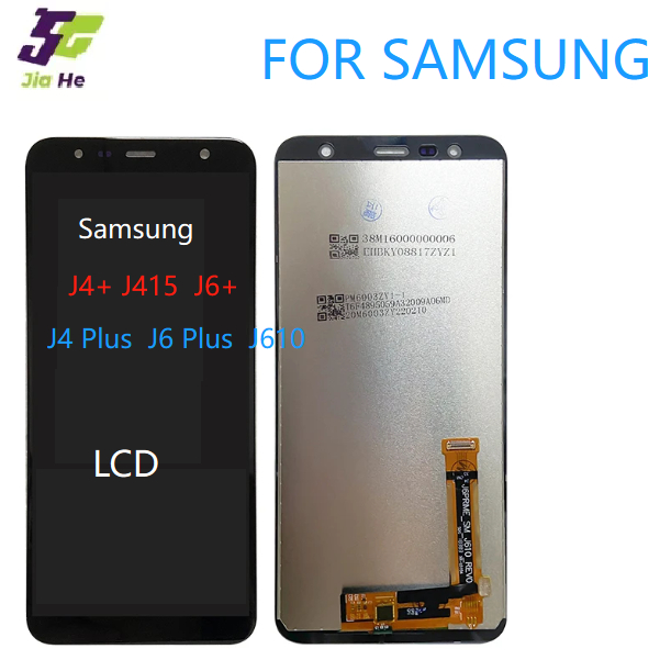 สําหรับ Samsung J4 + J415 J6 + LCD J4 Plus J6 Plus J610 จอแสดงผล LCD หน้าจอสัมผัสสําหรับ Samsung Gal