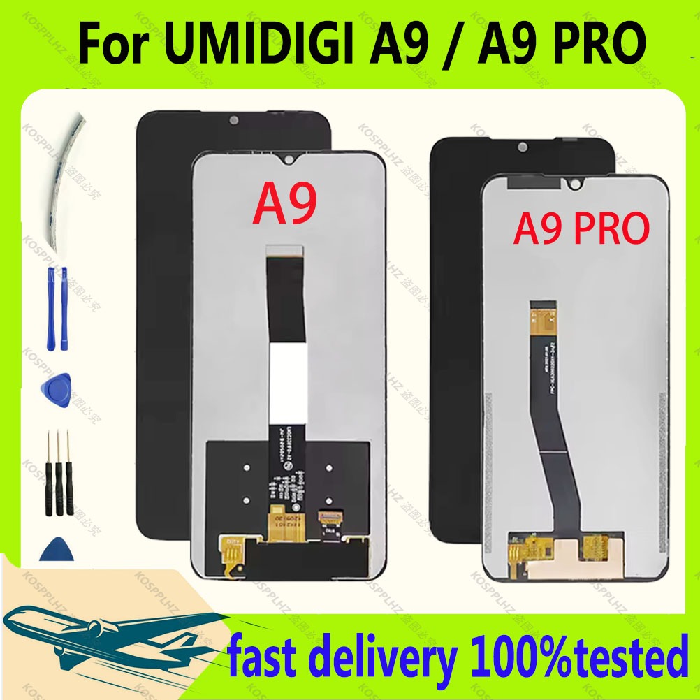 UMIDIGI A9 จอแสดงผล LCD + หน้าจอสัมผัส Digitizer Assembly Sensor สําหรับ Umi Umidigi A9 / A9 Pro A9P