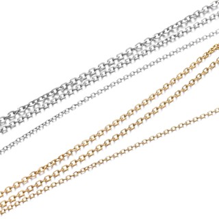 โซ่สแตนเลส 2-5 เมตร/ล็อต 1.2-3.2มม. สำหรับ DIY เครื่องประดับ…