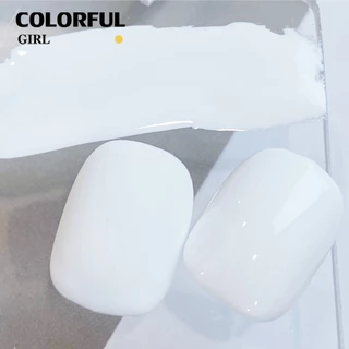 【สินค้าพร้อมส่ง】เจลทาเล็บ Colorful Girl | สีขาว, สีดำ | สีเข้มข้น ทาเพียงครั้งเดียวชัด | ปลอดภัยและเป็นมิตรกับสิ่งแวดล้อม
