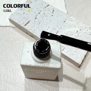 【สินค้าพร้อมส่ง】เจลทาเล็บ Colorful Girl | สีขาว, สีดำ | สีเข้มข้น ทาเพียงครั้งเดียวชัด | ปลอดภัยและเป็นมิตรกับสิ่งแวดล้อม