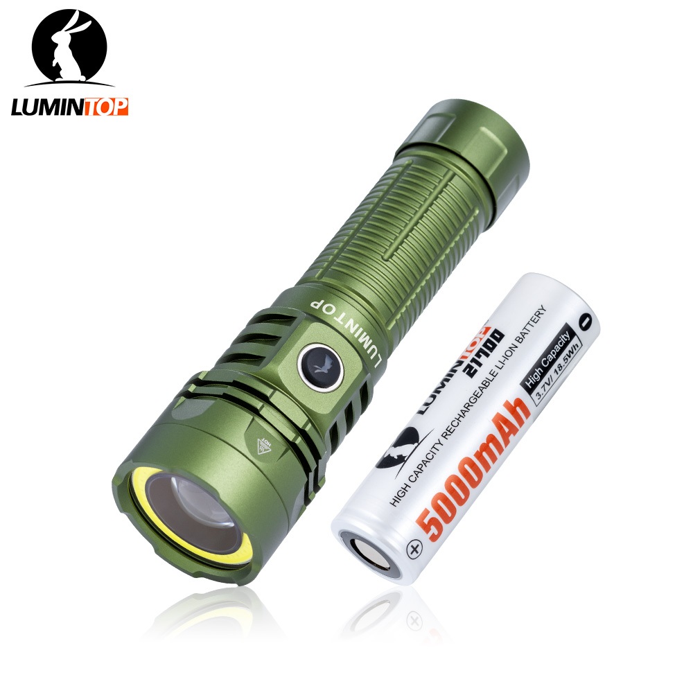 Lumintop W1 Max 21700 ไฟฉาย USB TYPE C ไฟฉายแบบชาร์จไฟได้ LED COB combo light ไฟฉาย 500 เมตรระยะทาง 800 ลูเมน