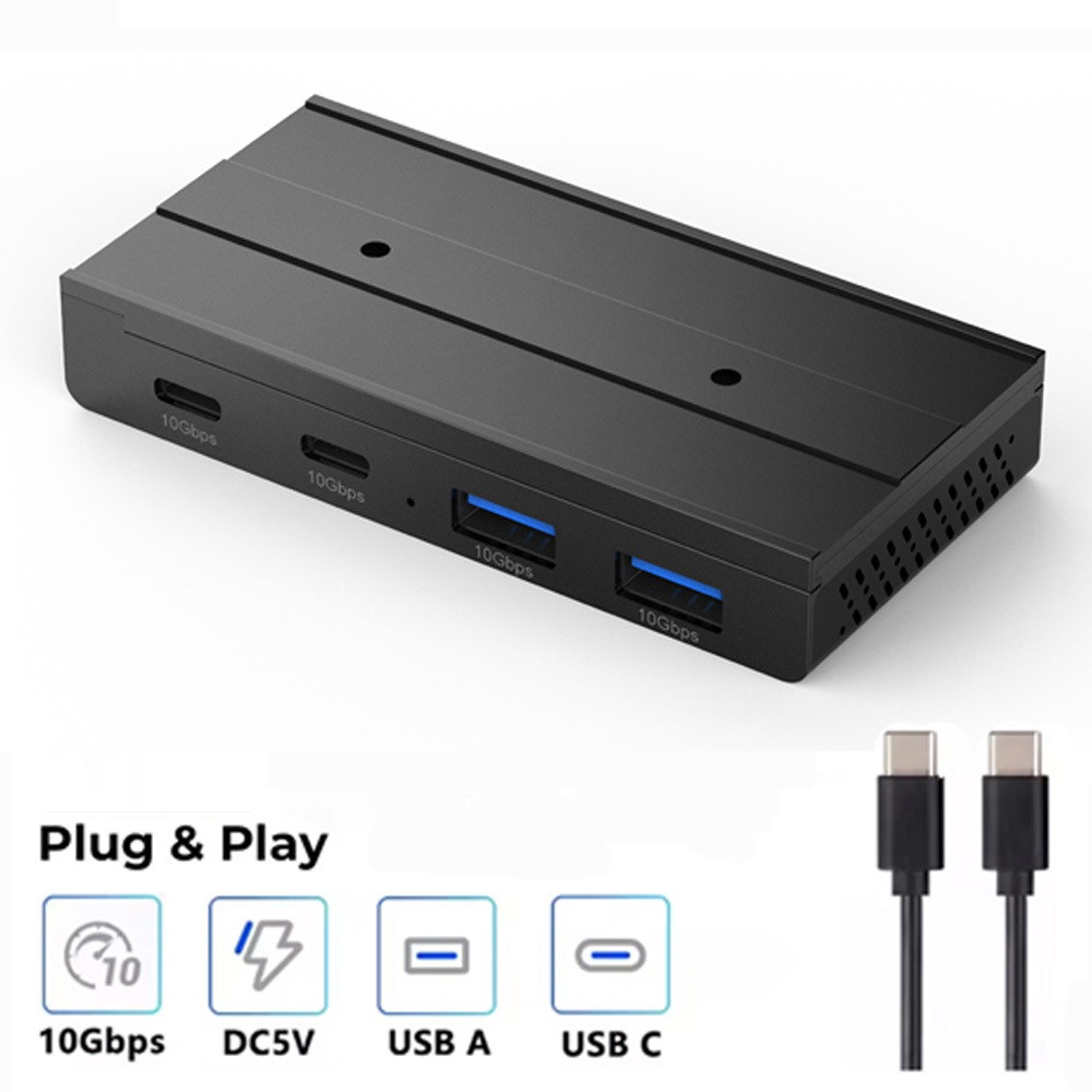 TORCO USB HUB 4 พอร์ต USB 3.0 Type C Gen2 5/10Gbps Long Data Cable (HST)