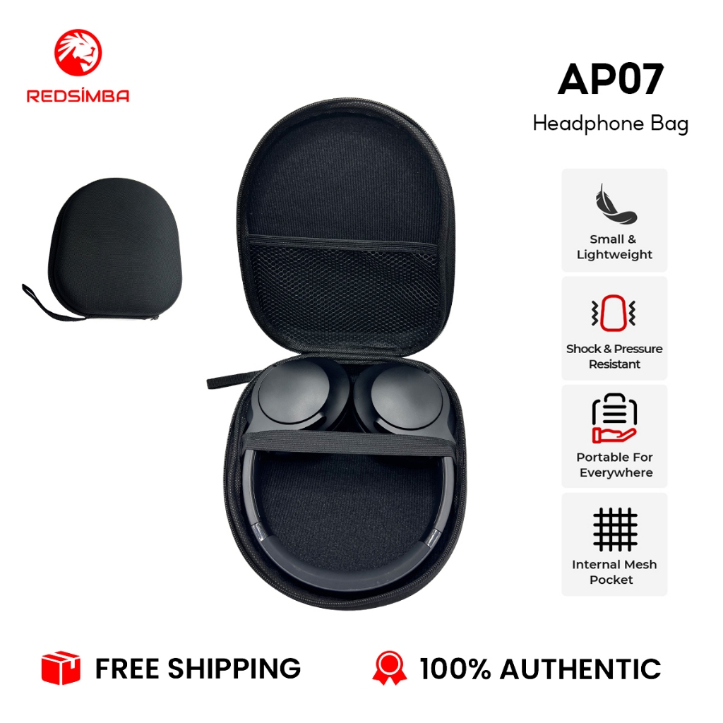 REDSIMBA Hard Headphones Case, Headphone Earbud Hard Protective Carrying Case,Bag(AP07),For JBL/1More/HUAWEI/EDIFIER/Baseus/Soundpeats Headphone