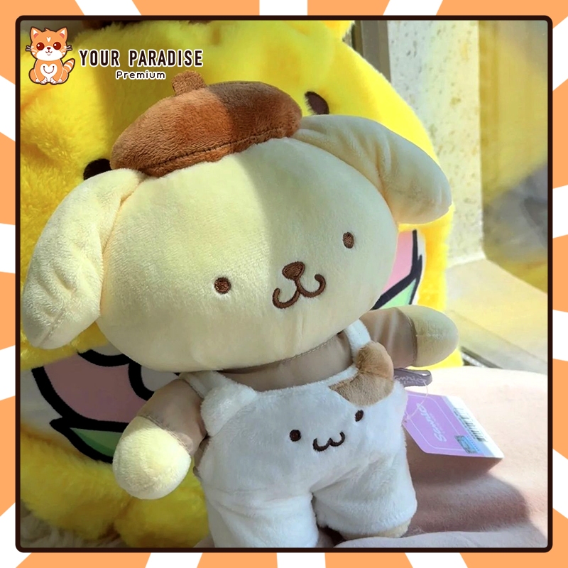 Pompompurin ของเล่นตุ๊กตาน่ารัก dressing dog cure ตุ๊กตา super soft girly heart bed sleep หมอนหมอนอิงของขวัญวันเกิดสําหรับผู้หญิง
