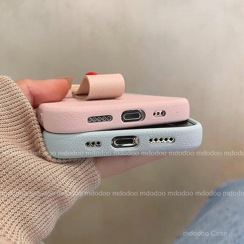 เคส Cute Ring Stand Cellphone For Huawei Honor 400 Lite Pro 200 Smart 5G X8 X6 X6S X7C X7B 4G X7A X7 4G X50i X40 GT X30 90 Honor400Pro Leather Cartoon Animal Candy Matte Metal lens frame Anti-fall Soft Phone Case PW 08 - รูปที่ 4