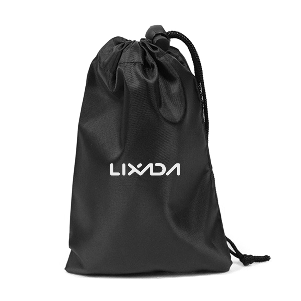 Lixada Drawstring Organizer สีดํา