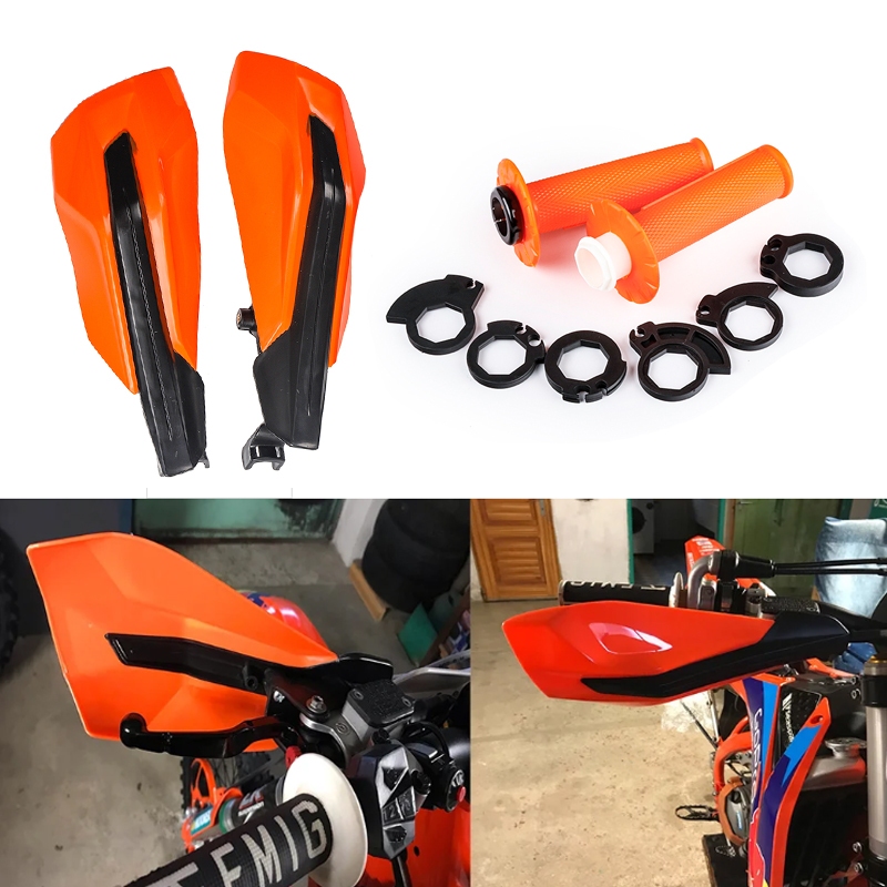 รถจักรยานยนต์ Handguards Handguard 7/8 "22mm W/Snap-on Cam Lock-on Hand Grip ชุดสําหรับ KTM EXC 300 
