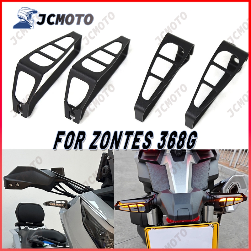 สําหรับ ZONTES 368G 368 G 368-G ไฟเลี้ยวรถจักรยานยนต์ LED Light Protection Cover Shield